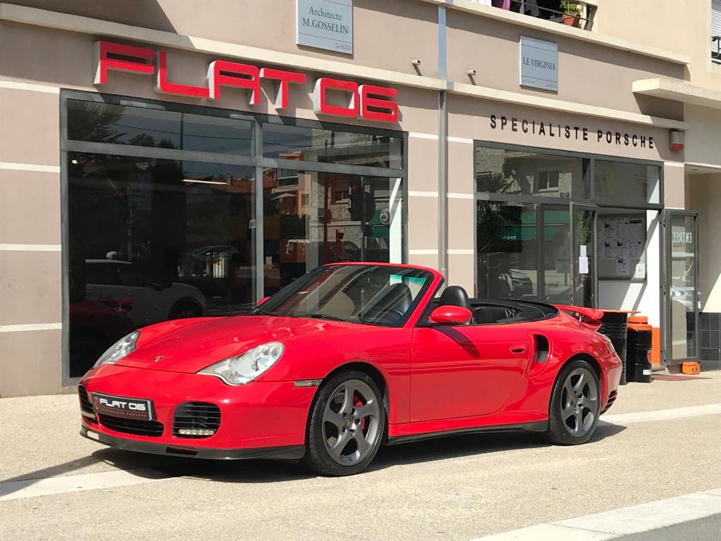 PORSCHE 996 Turbo 420cv Cab 2004 bvm6 occasion